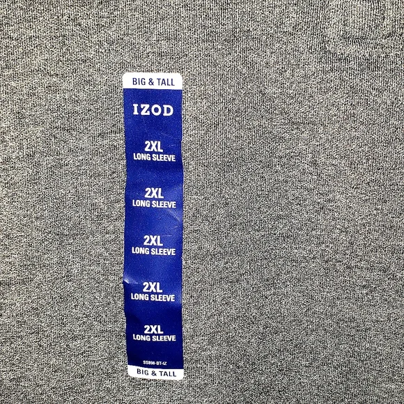 IZOD Classic Advantage Fleece in Cinder Block 2XL - Picture 4 of 7